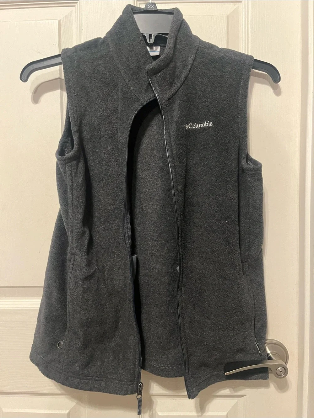 Columbia Kids Charcoal Gray Fleece Vest